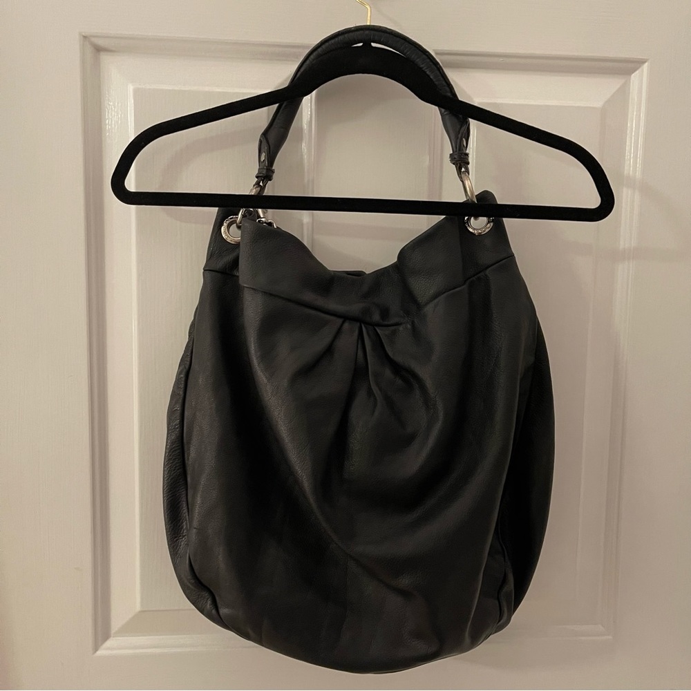 Gently used Marc by Marc Jacobs black leather hobo purse - Picture 3 of 16